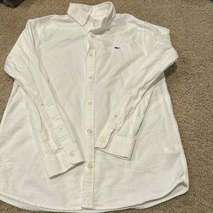 Vineyard Vines Size L/16 White button down dress shirt